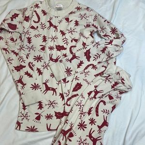 Hanna Andersson girls Christmas pajamas size 140, size US 10